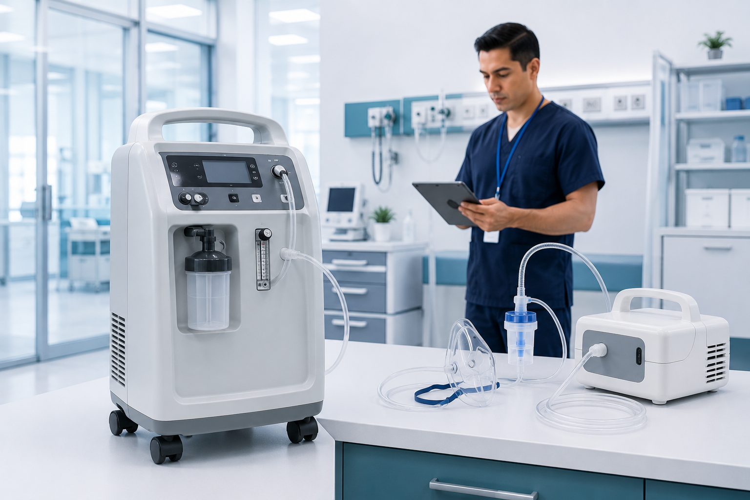 Terapia respiratoria y oxígeno médico