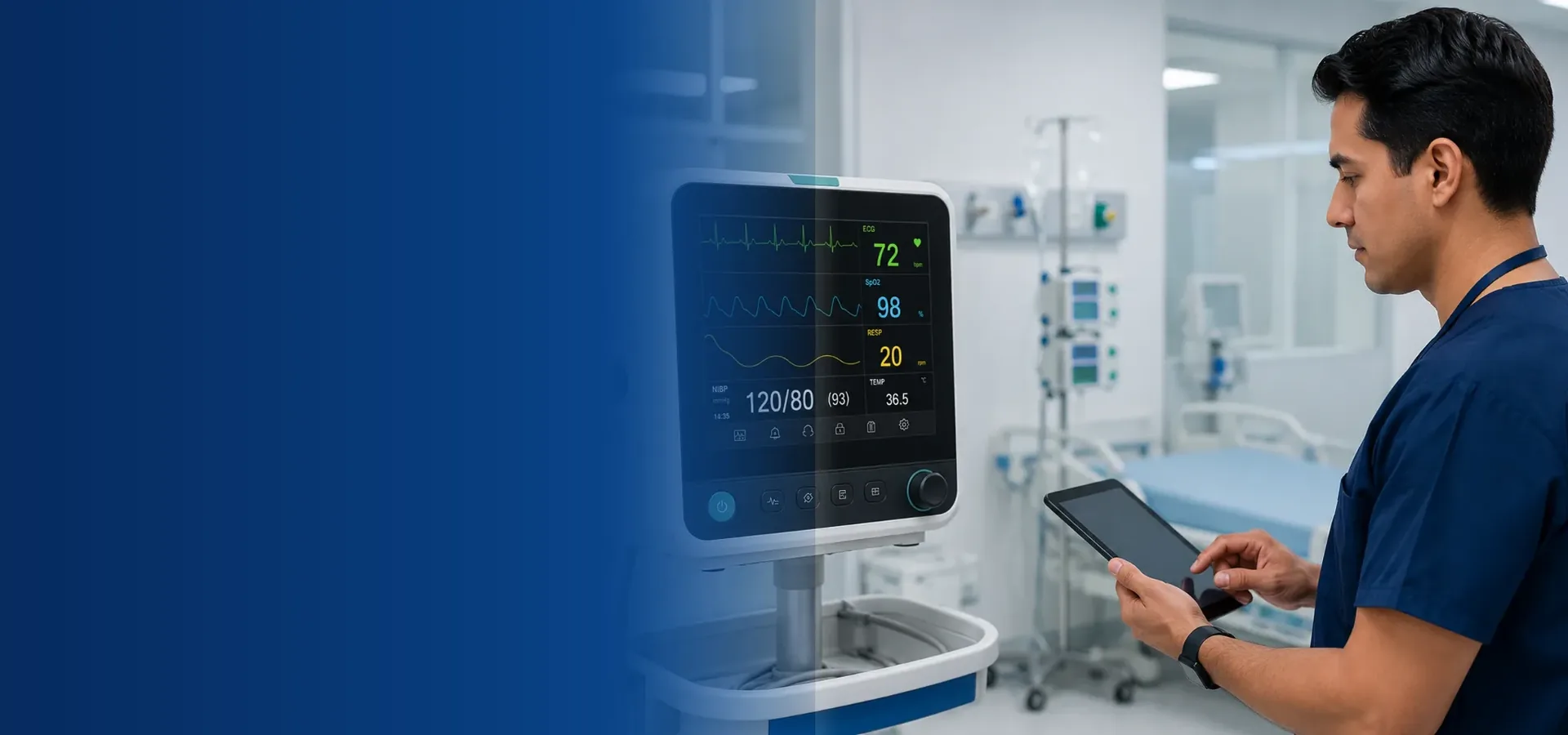 Equipamiento médico institucional en entorno clínico