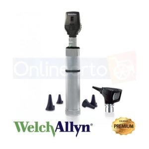 Estuche de Diagnostico Recargable Halogeno 3.5V Oftalmo Coaxial y Convertidor Bateria c