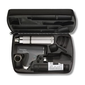 Estuche de Diagnostico Recargable LED 3.5V Oftalmo Coaxial y Convertidor Bateria c