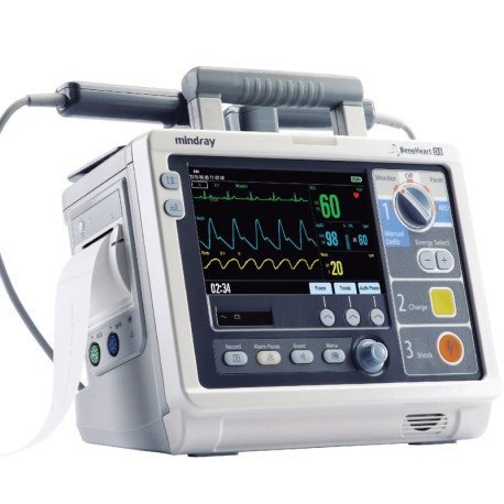 Desfibrilador BeneHeart D3 con marcapasos, ECG y SpO2